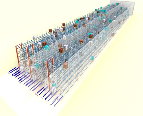 Automatic Corrosion Protection Storage And Retrieval Pallet Racking Warehouse Automated Air Surveillance Radar System